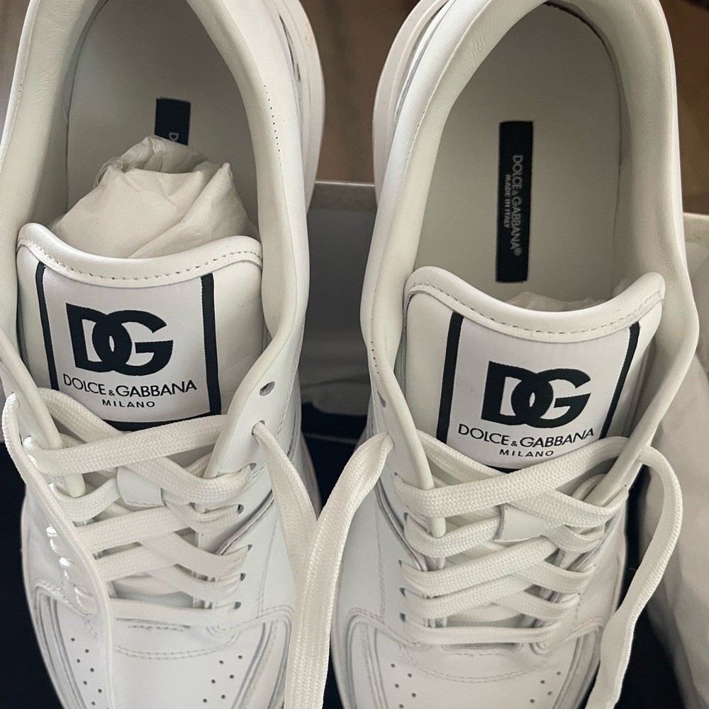 Dolce & Gabbana Men's White Sneakers | size 43